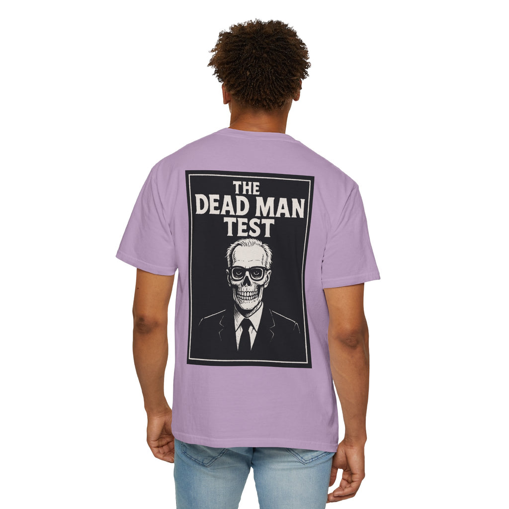 The Dead Man Test Tee (black logos)