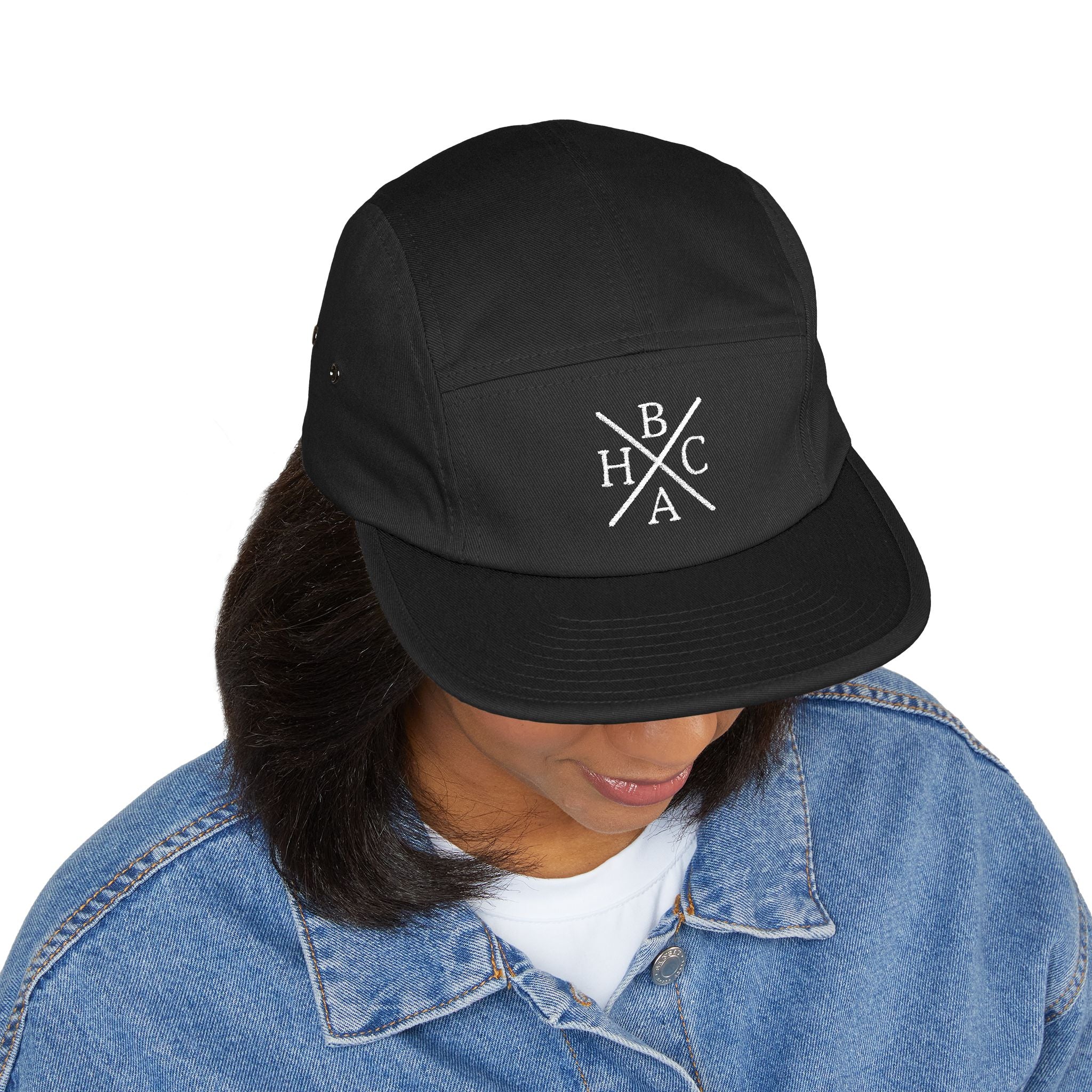 Embroidered Hard Core Behavior Analyst 5 Panel Cap