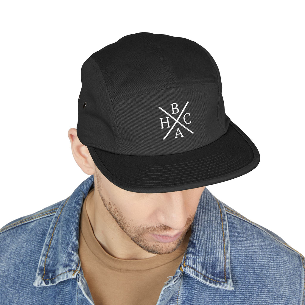 Embroidered Hard Core Behavior Analyst 5 Panel Cap