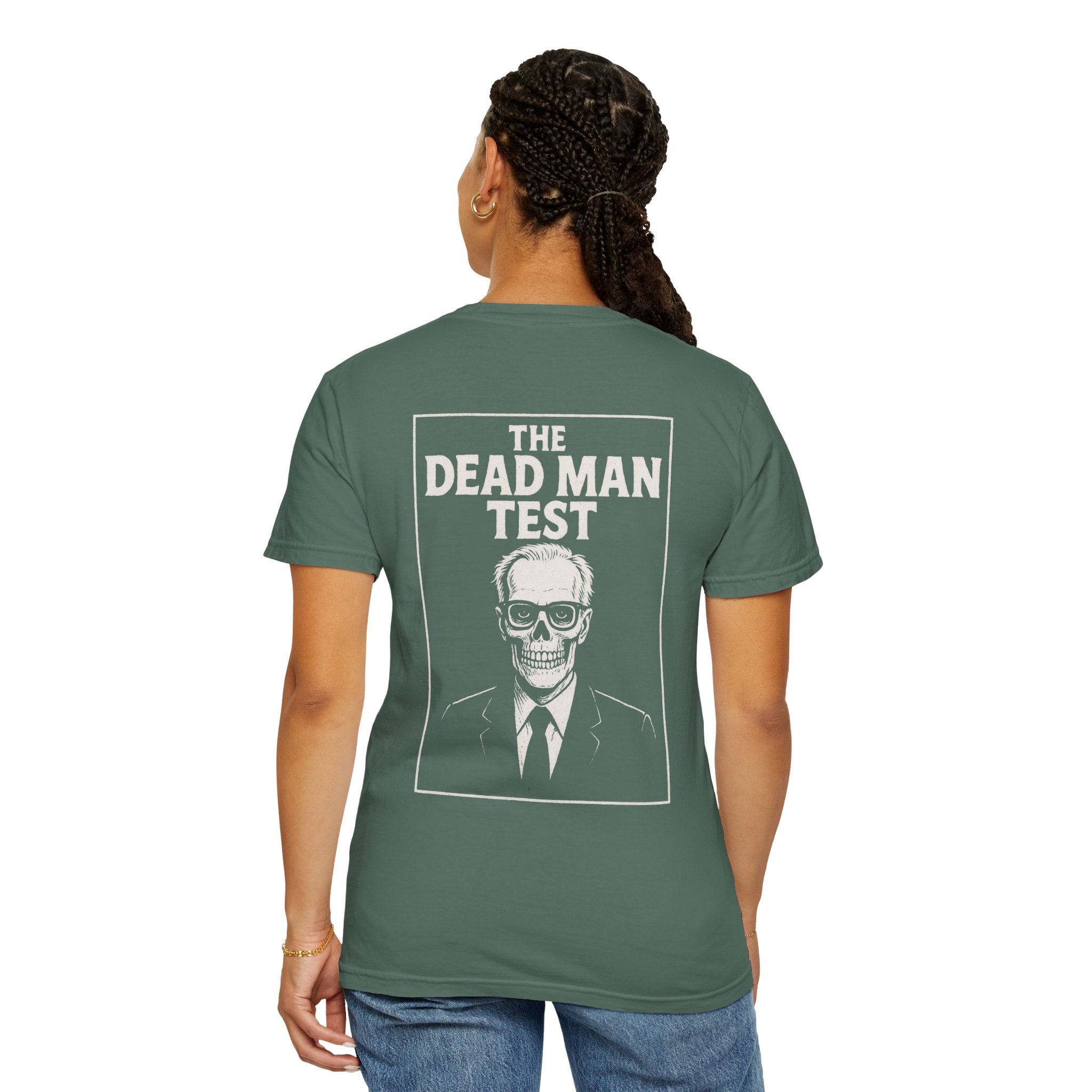 The Dead Man Test T (White transparent logos)