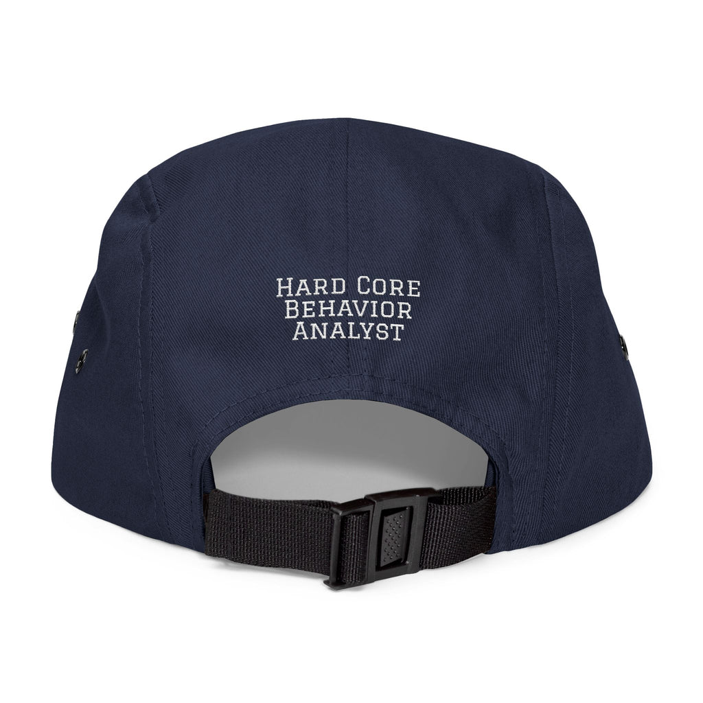 Embroidered Hard Core Behavior Analyst 5 Panel Cap