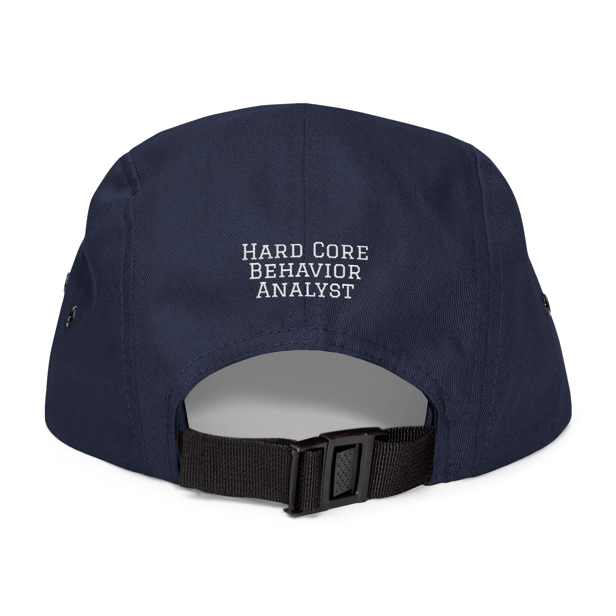 Embroidered Hard Core Behavior Analyst 5 Panel Cap