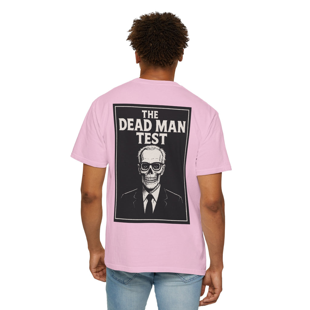 The Dead Man Test Tee (black logos)
