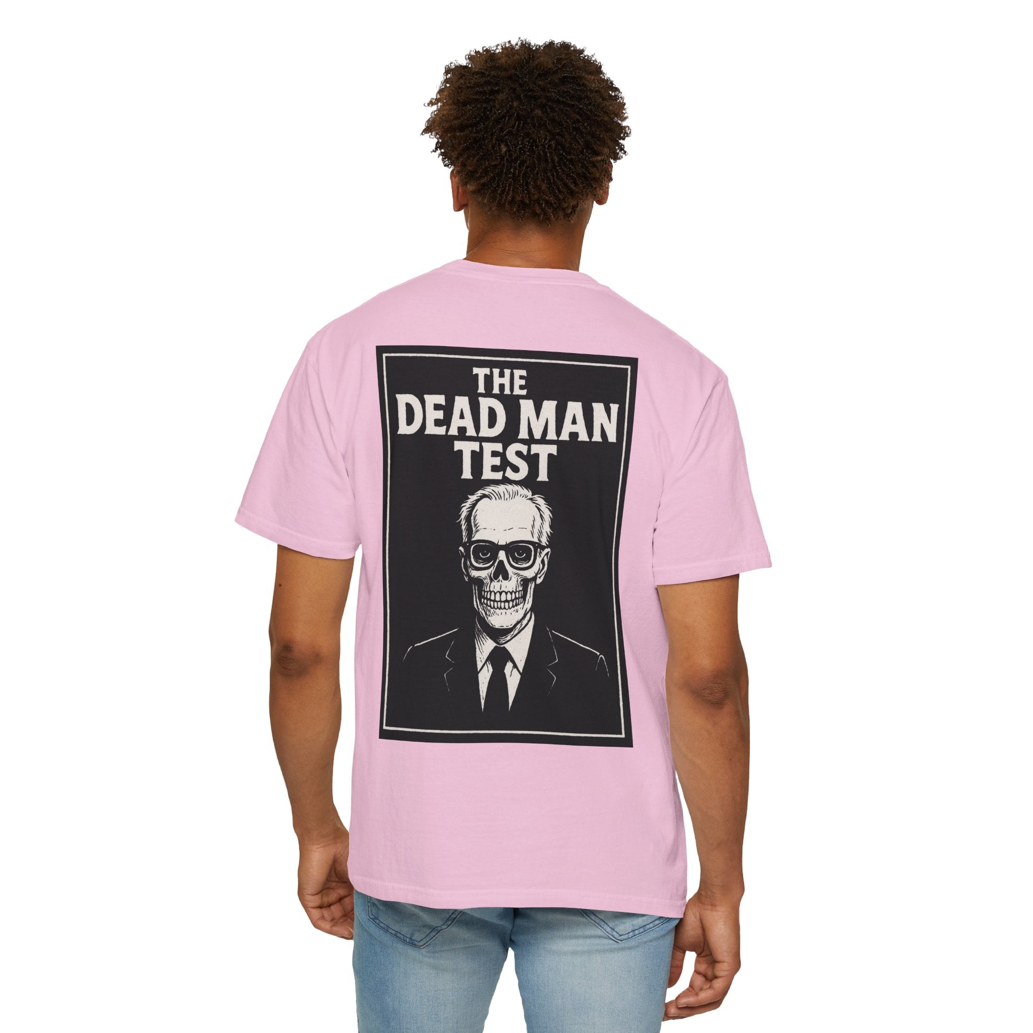 The Dead Man Test Tee (black logos)