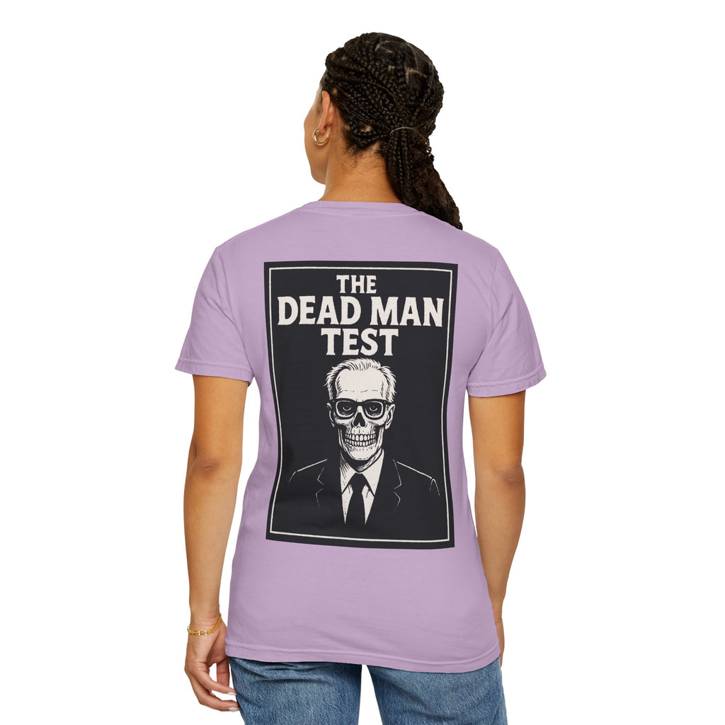 The Dead Man Test Tee (black logos)