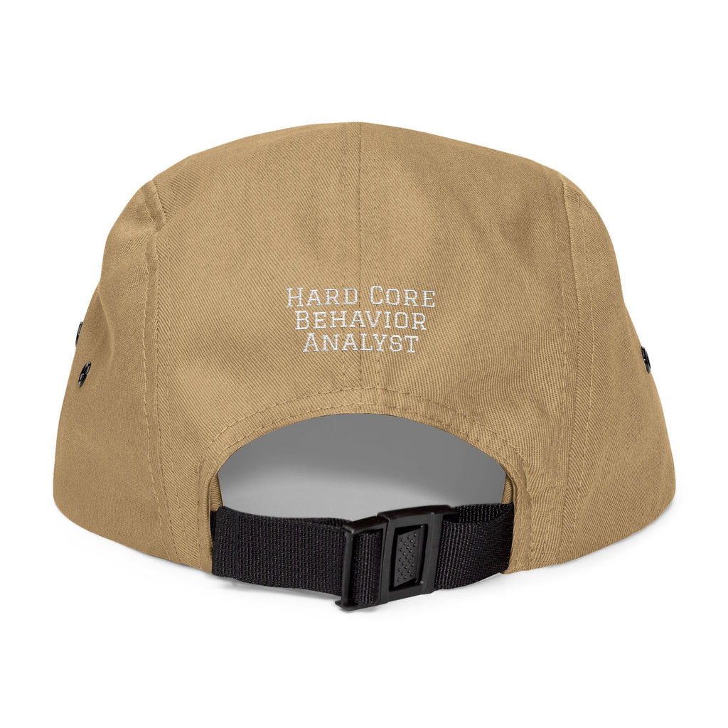 Embroidered Hard Core Behavior Analyst 5 Panel Cap