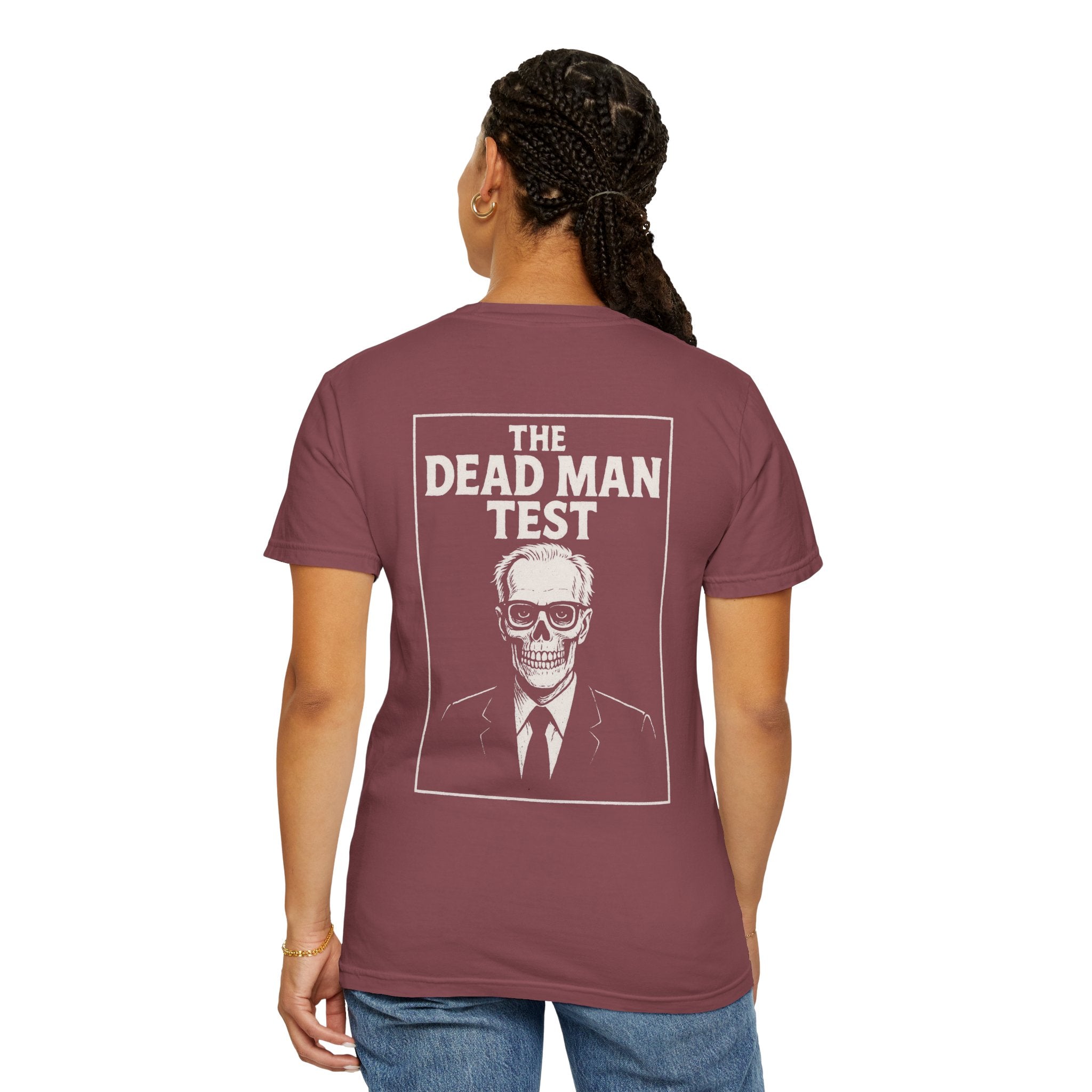 The Dead Man Test T (White transparent logos)