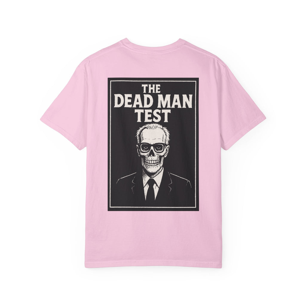 The Dead Man Test Tee (black logos)