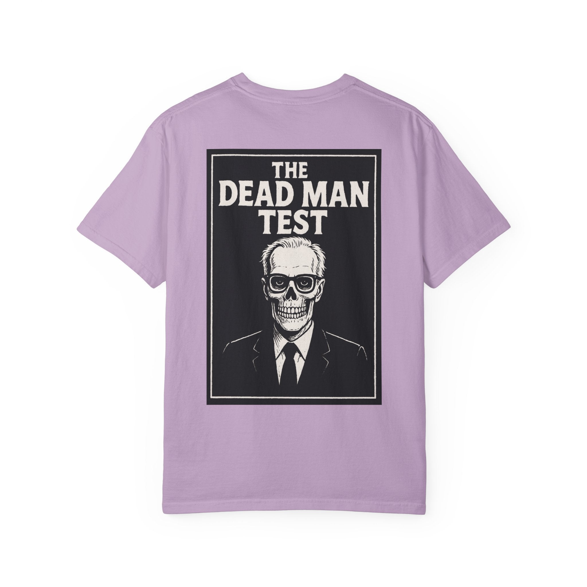 The Dead Man Test Tee (black logos)