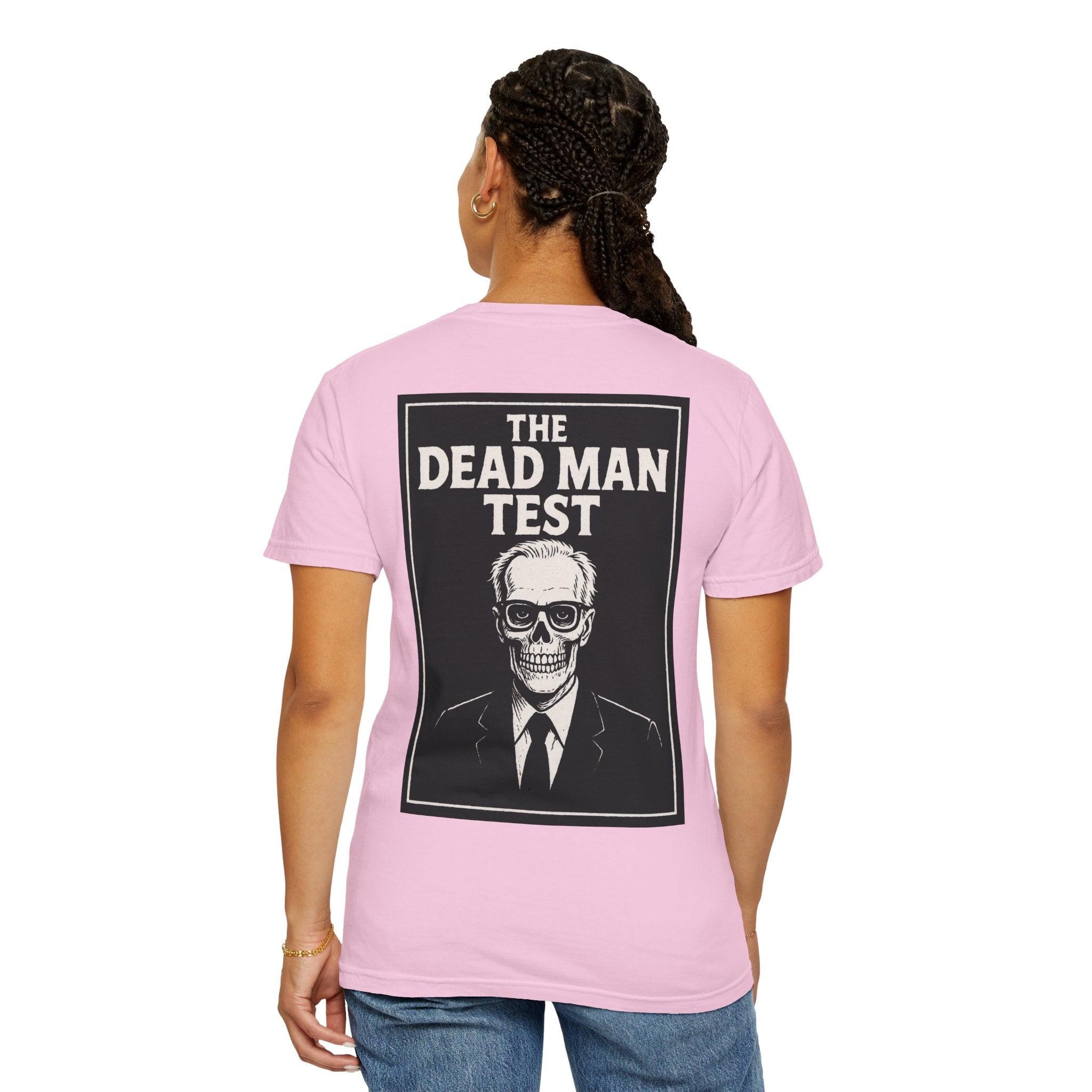 The Dead Man Test Tee (black logos)