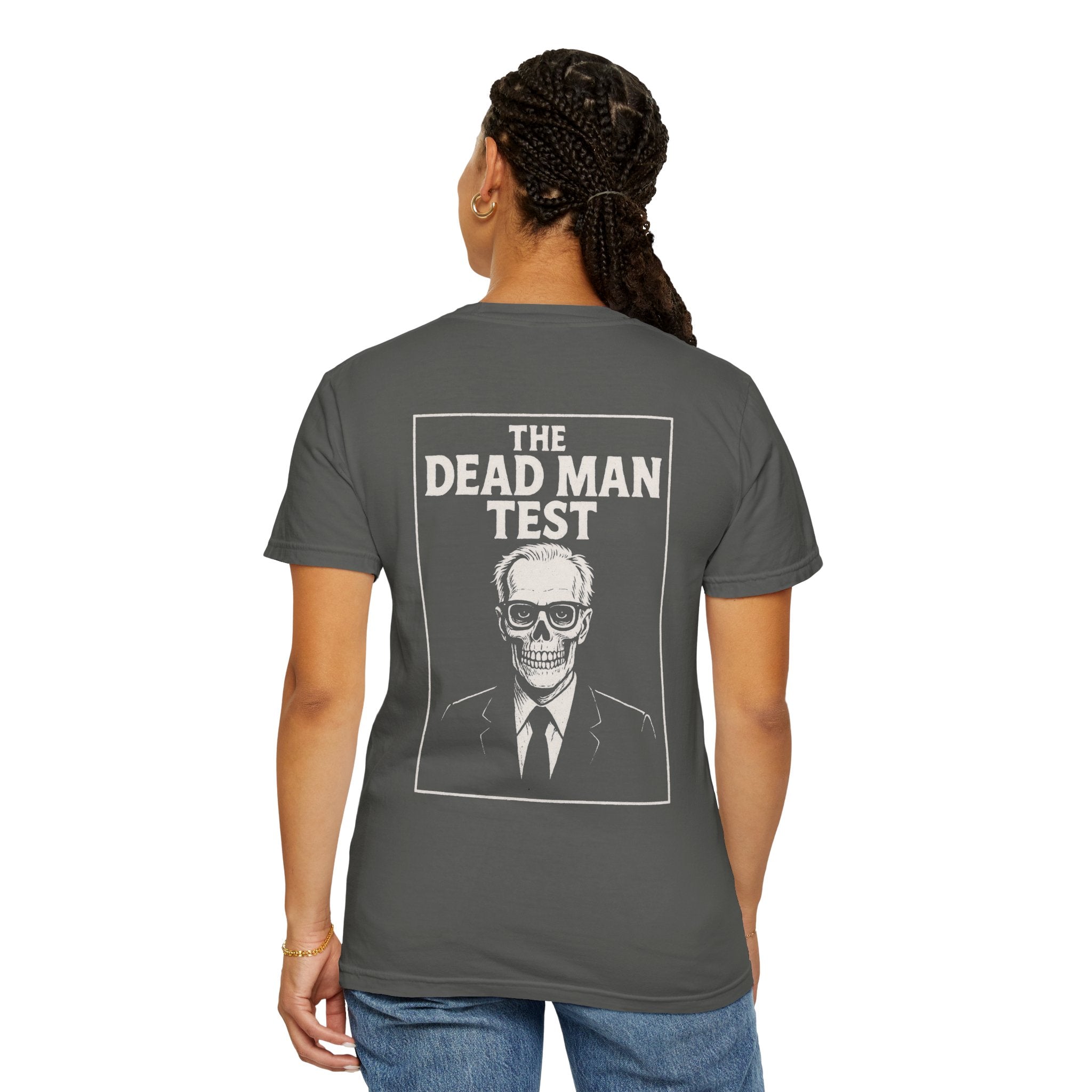 The Dead Man Test T (White transparent logos)