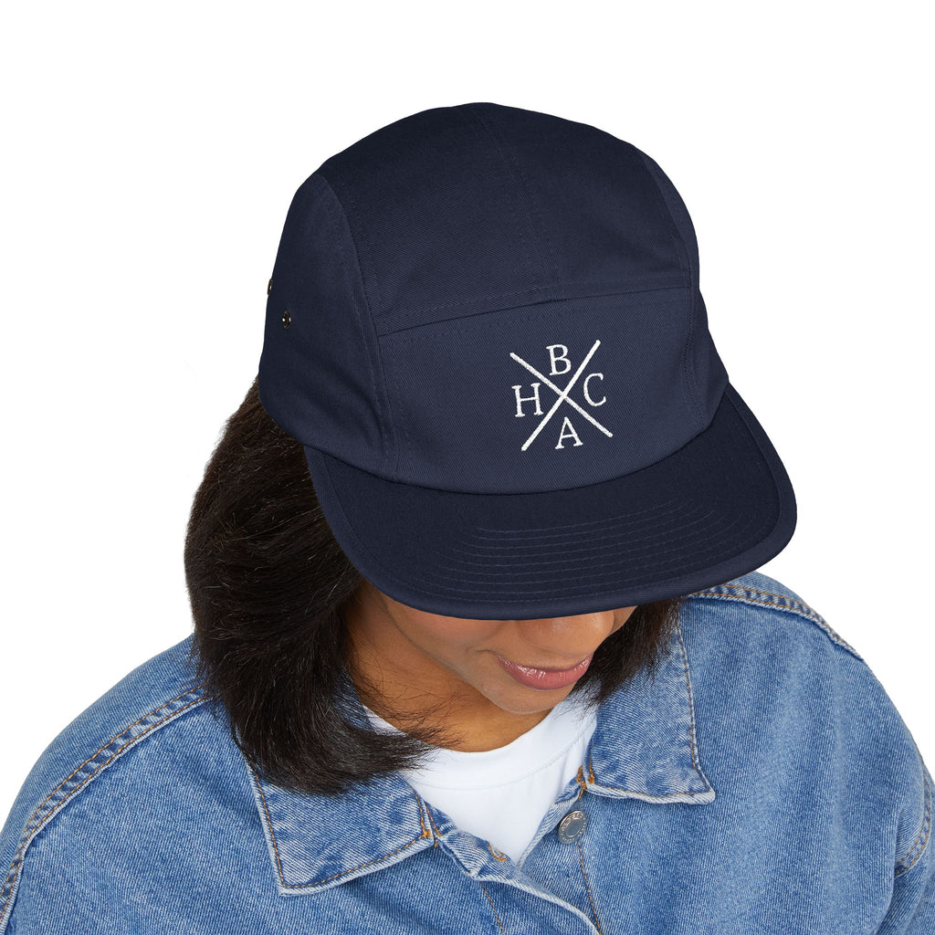 Embroidered Hard Core Behavior Analyst 5 Panel Cap
